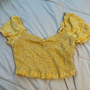 Yellow Hollister Top